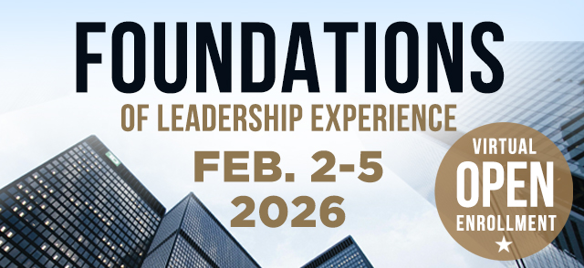 Foundations of Leadership Virtual Enrollment